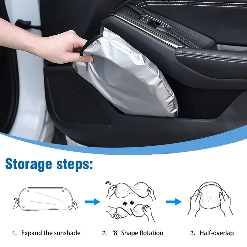 Car Windshield Sunshade Umbrella Summer Sun Protection Sunshade for Chery QQ Tiggo 2 3 4 7 8 Pro T11 Arrizo 3 A13 IQ Fulwin