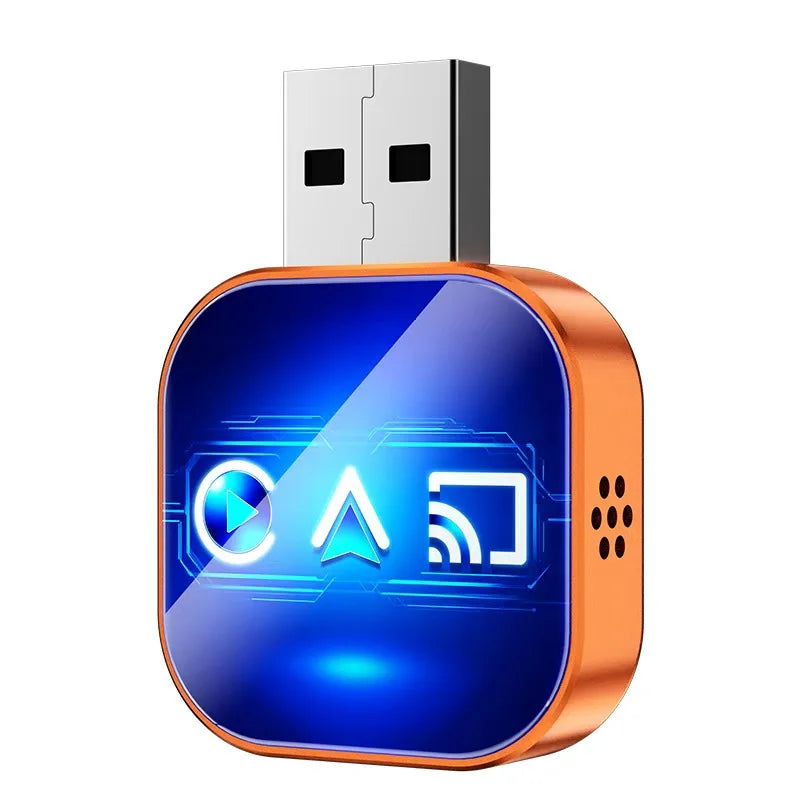 3 in 1 Carplay Adapter Wireless Android Auto AIBox for OEM Wired Carplay Screen Support Original MIC/Button/Touch Control