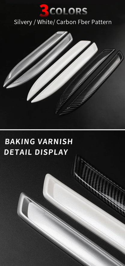 Universal Car Front Rear Bumper Corner Protector Guard Car Wheel Eyebrownti-collision Edge Protection Decoration Strip