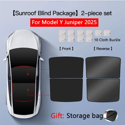 Roof Sunshades for Tesla Model Y 2025 Juniper Model 3 Sunroof Shade Sunshade Roof Sun Shade for 2024-2025 Tesla Model 3 Highland
