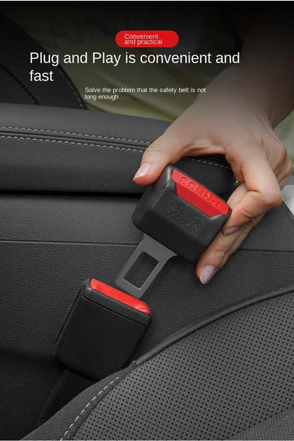 1/2 pcs Belt Clip Seatbelt Lock Plug Thick Insert Socket Safety Car Accessories