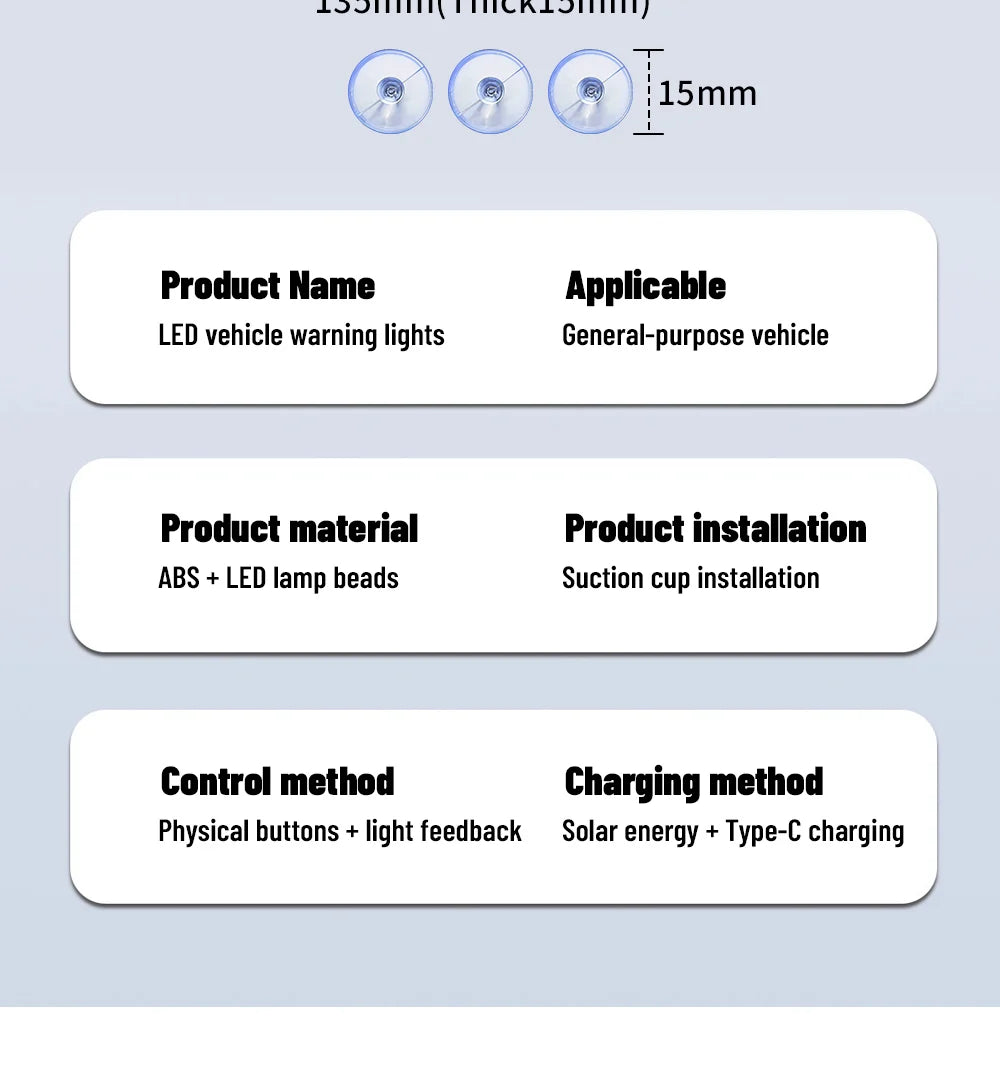 Solar Demon's Eye Car Dynamic Eyes LED Light Blinking Moving Eyes Car Lights Ambience Lamp Decoration No Wiring Required