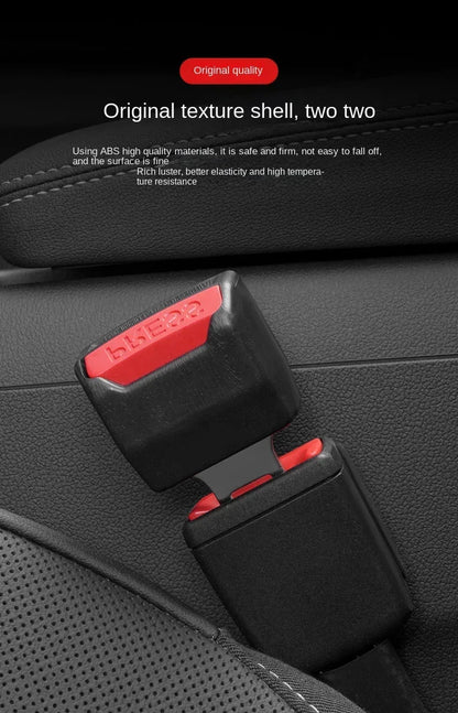 1/2 pcs Belt Clip Seatbelt Lock Plug Thick Insert Socket Safety Car Accessories