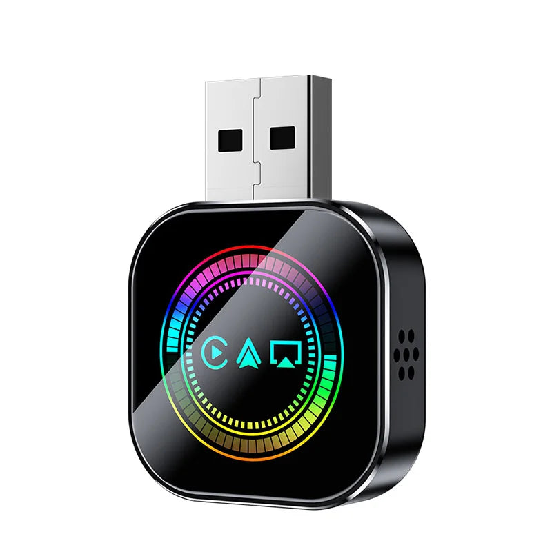 3 in 1 Carplay Adapter Wireless Android Auto AIBox for OEM Wired Carplay Screen Support Original MIC/Button/Touch Control