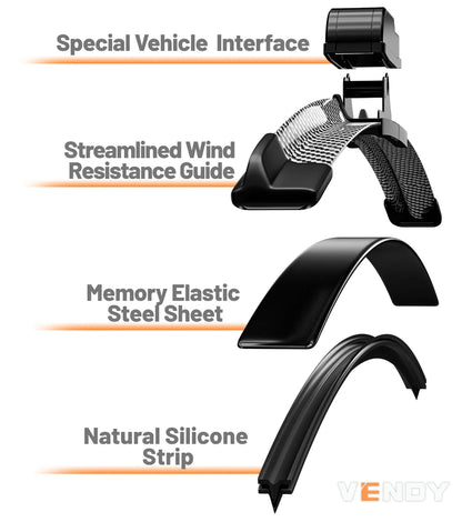For Audi Q5 8R FY 2008-2023 2009 2011 2013 2014 2016 2017 2018 2019 2020 2pcs Front Windshield Wiper Blades Windscreen Wipers