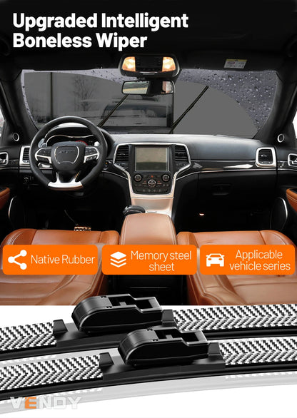 For Audi Q5 8R FY 2008-2023 2009 2011 2013 2014 2016 2017 2018 2019 2020 2pcs Front Windshield Wiper Blades Windscreen Wipers