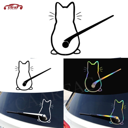 Puppy Dog Fun Cat Rear Glass Car Decoration Car Stickers Car Exterior Sticker Art Design Window Car Styling Stickers Decals