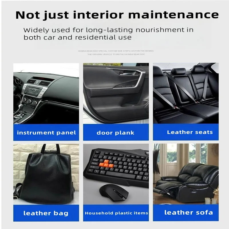B1267 Car Interior Plastic Leather Scratch Repair Paste Anti-Aging Paste  Automotive Tires Seats Steering Wheel Polishing Wax