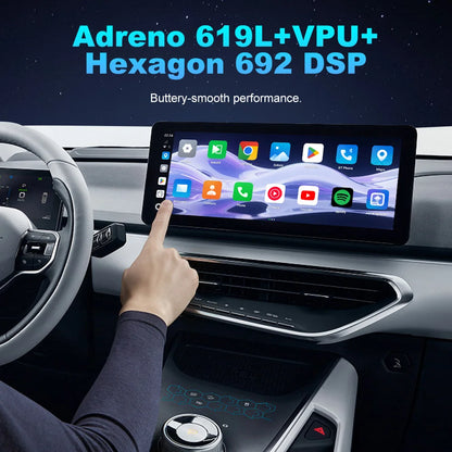 SM6350 Ai Box Android 15.0 8GB+126GB CarPlay Tv Box Support Youtube Netfilx IPTV GNSS Wireless CarPlay Android Auto Wireless