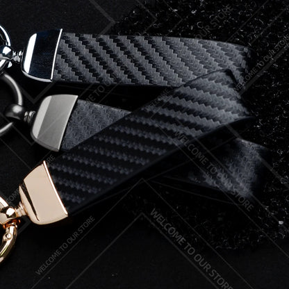 1PCS Motorcycle Keychain For  Tiger 900 GT Rally PRO Explorer Logo Widget Ornaments Metal Carbon Fiber Leather Key Chain