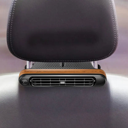 Backseat Cooling Fan Rear Seat Air Circulation Fan Three Adjustable Wind Speeds Portable Fan USB Car Fan for Sedan SUV RV Truck