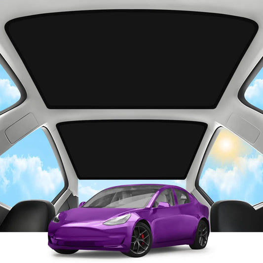 Roof Sunshades for Tesla Model Y 2025 Juniper Model 3 Sunroof Shade Sunshade Roof Sun Shade for 2024-2025 Tesla Model 3 Highland