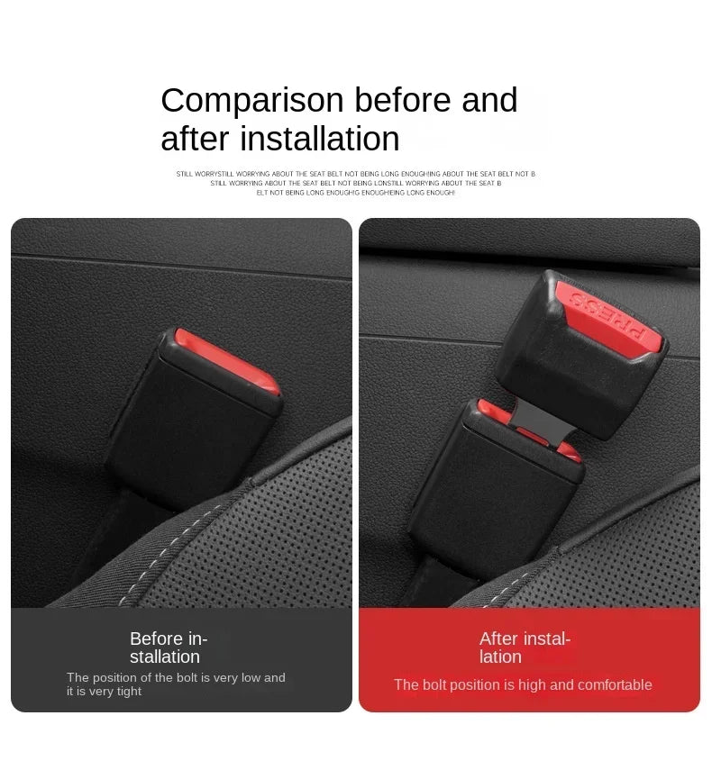 1/2 pcs Belt Clip Seatbelt Lock Plug Thick Insert Socket Safety Car Accessories