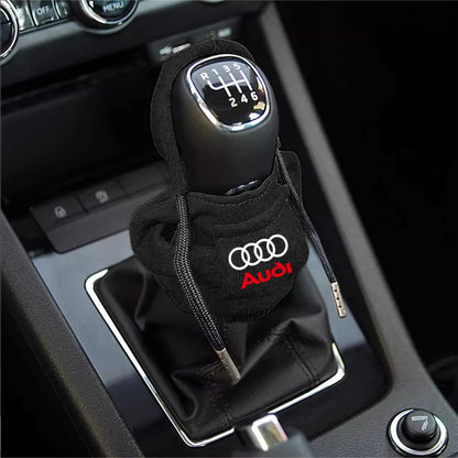 Car Gear Lever Hoodie Shift Lever Cover Handle Hoodie Auto Decor Accessories For Audi Sline A1 A2 A3 A4 A4L P 8V 8L RS RS3 RS4