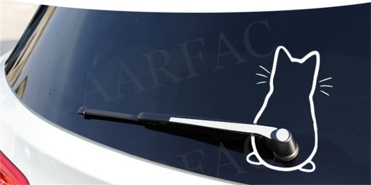 Puppy Dog Fun Cat Rear Glass Car Decoration Car Stickers Car Exterior Sticker Art Design Window Car Styling Stickers Decals