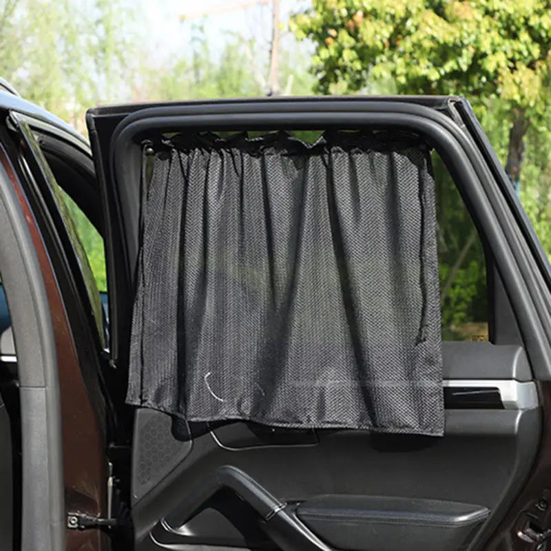 Car Sun Shade Curtains Side Window Sunshade Summer Sun Protection Light/UV Blocking Auto Privacy Blind Curtain