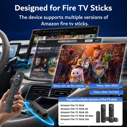 New CarlinKit FireDrive Link Pro 3-in-1 Wireless CarPlay Android Auto HDMI Adapter for Amazon Fire TV Stick Video Streaming Box
