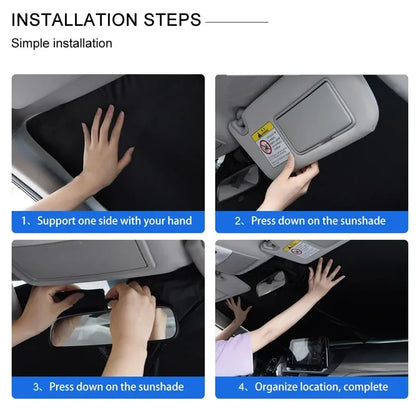 Car Windshield Sunshade Umbrella Summer Sun Protection Sunshade for Chery QQ Tiggo 2 3 4 7 8 Pro T11 Arrizo 3 A13 IQ Fulwin