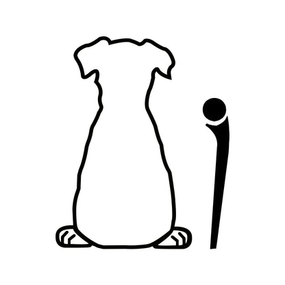 Puppy Dog Fun Cat Rear Glass Car Decoration Car Stickers Car Exterior Sticker Art Design Window Car Styling Stickers Decals