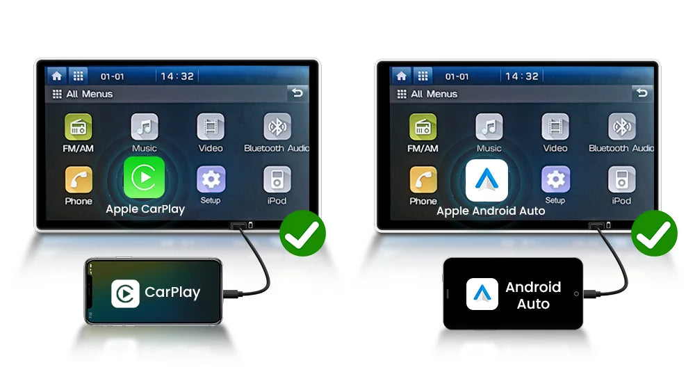 SM6350 Ai Box Android 15.0 8GB+126GB CarPlay Tv Box Support Youtube Netfilx IPTV GNSS Wireless CarPlay Android Auto Wireless