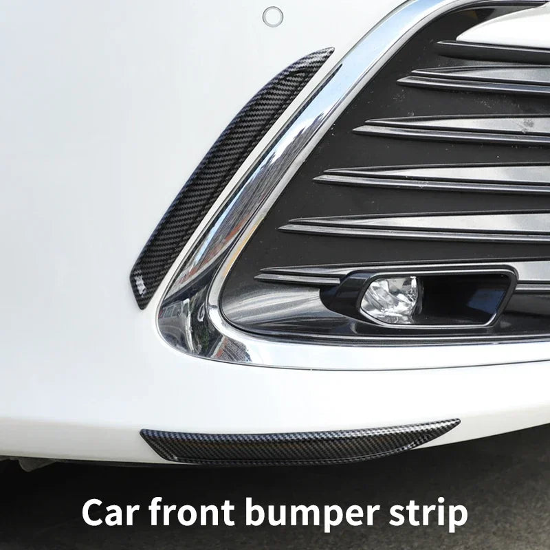 Universal Car Front Rear Bumper Corner Protector Guard Car Wheel Eyebrownti-collision Edge Protection Decoration Strip