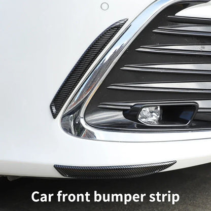 Universal Car Front Rear Bumper Corner Protector Guard Car Wheel Eyebrownti-collision Edge Protection Decoration Strip