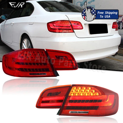 EJR Car Lights For BMW M3 E92 2006-2013 Tail Light 330i 335i Car Lights LED Rear Tail Lamp DRL Brake Signal Reversing Taillights