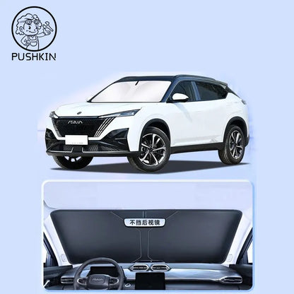 For Dongfeng MAGE GCC Aeolus 2024 2025 2026 Front Windshield Sunshade Heat Insulation Summer Cooling Auto Accessories Foldable