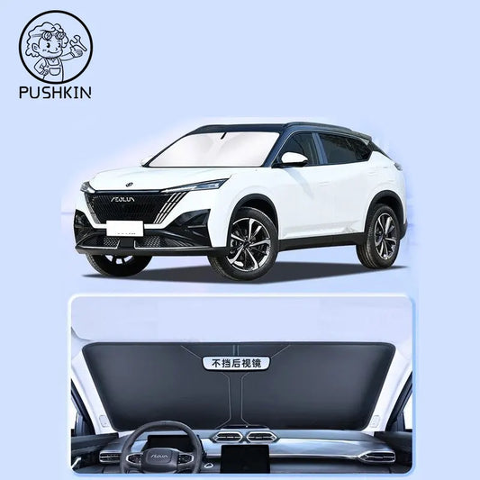 For Dongfeng MAGE GCC Aeolus 2024 2025 2026 Front Windshield Sunshade Heat Insulation Summer Cooling Auto Accessories Foldable