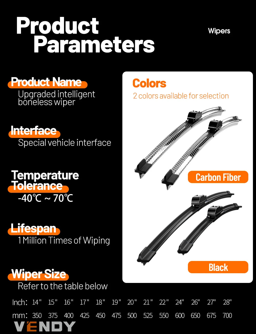 For Audi Q5 8R FY 2008-2023 2009 2011 2013 2014 2016 2017 2018 2019 2020 2pcs Front Windshield Wiper Blades Windscreen Wipers