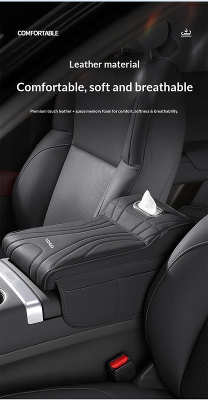 New model of Formula Leopard car armrest box heightening pad：Titanium 7, Titanium 3,Panther 5 Car armrest tissue box