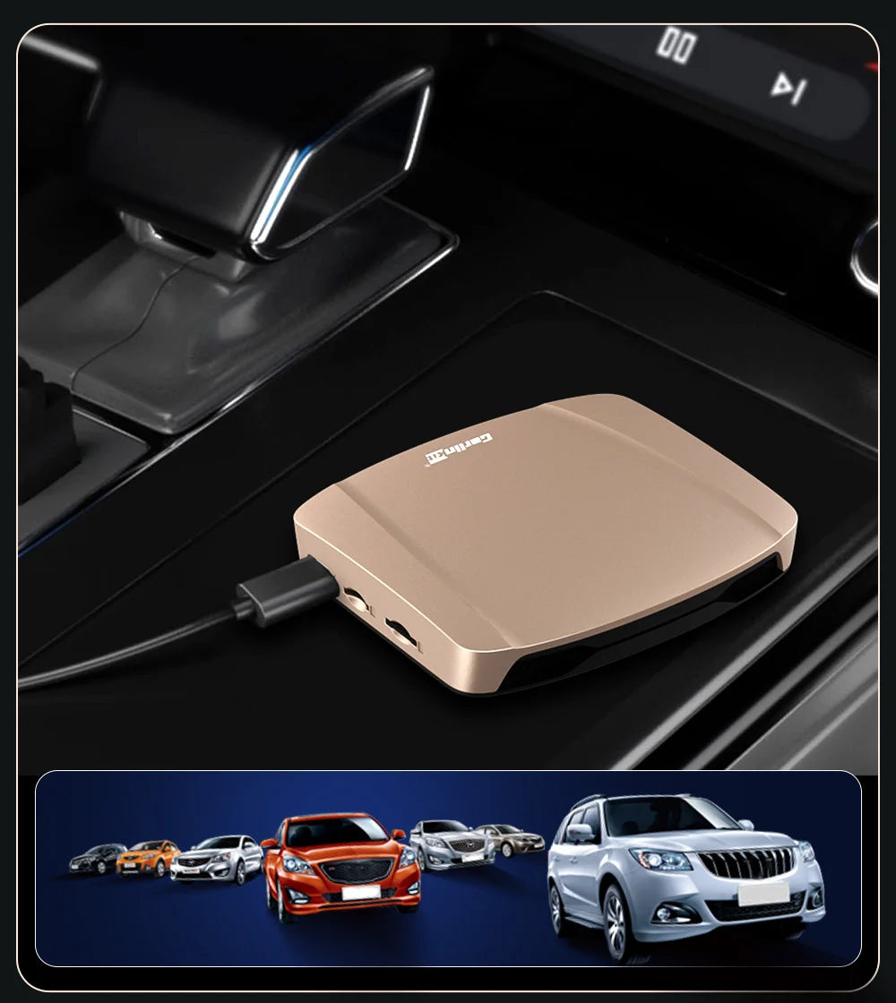 SM6350 Ai Box Android 15.0 8GB+126GB CarPlay Tv Box Support Youtube Netfilx IPTV GNSS Wireless CarPlay Android Auto Wireless