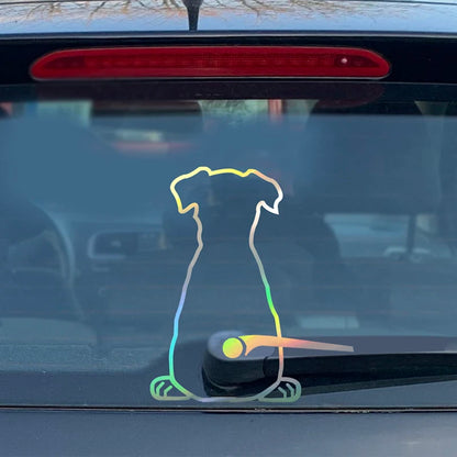 Puppy Dog Fun Cat Rear Glass Car Decoration Car Stickers Car Exterior Sticker Art Design Window Car Styling Stickers Decals