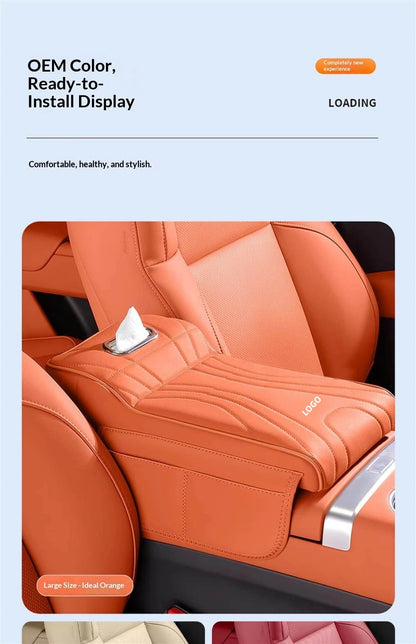 New model of Formula Leopard car armrest box heightening pad：Titanium 7, Titanium 3,Panther 5 Car armrest tissue box