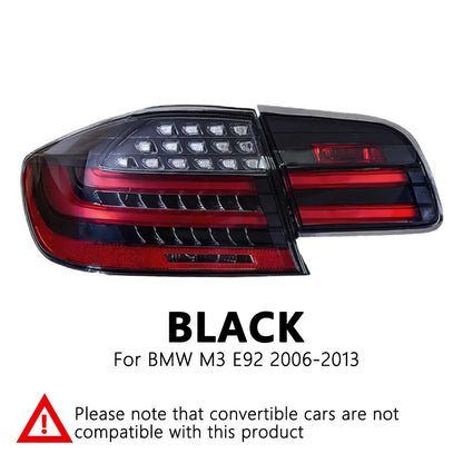 EJR Car Lights For BMW M3 E92 2006-2013 Tail Light 330i 335i Car Lights LED Rear Tail Lamp DRL Brake Signal Reversing Taillights