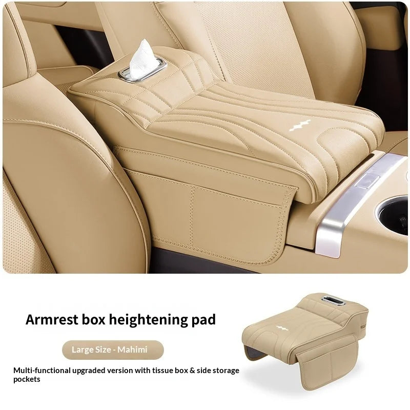 New model of Formula Leopard car armrest box heightening pad：Titanium 7, Titanium 3,Panther 5 Car armrest tissue box