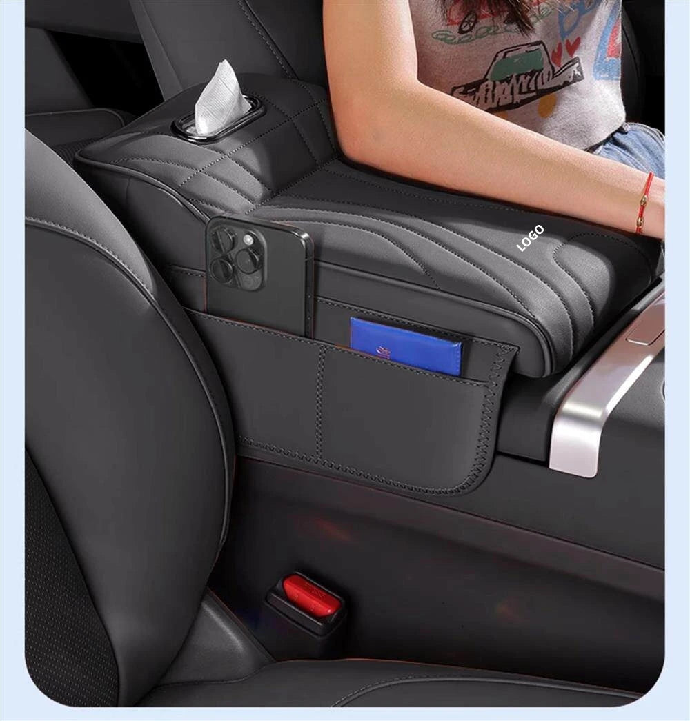 New model of Formula Leopard car armrest box heightening pad：Titanium 7, Titanium 3,Panther 5 Car armrest tissue box