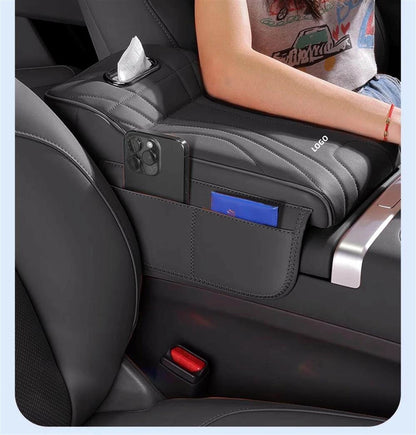 New model of Formula Leopard car armrest box heightening pad：Titanium 7, Titanium 3,Panther 5 Car armrest tissue box