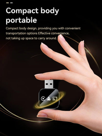 3 in 1 Carplay Adapter Wireless Android Auto AIBox for OEM Wired Carplay Screen Support Original MIC/Button/Touch Control