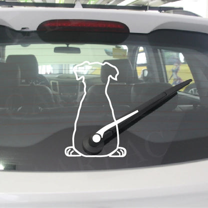 Puppy Dog Fun Cat Rear Glass Car Decoration Car Stickers Car Exterior Sticker Art Design Window Car Styling Stickers Decals