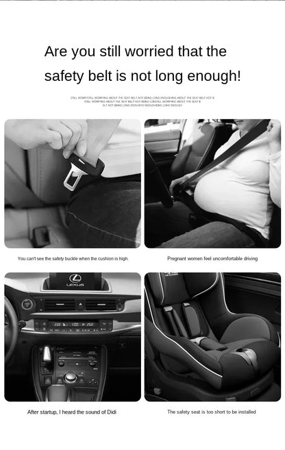 1/2 pcs Belt Clip Seatbelt Lock Plug Thick Insert Socket Safety Car Accessories