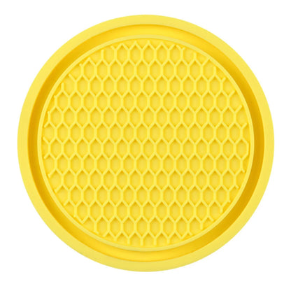 Car Water Cup Pad Holders Non-slip Diamond Rhinestone Silicone Mat Bottle Holder Coaster Auto Interior Decoration Accessories