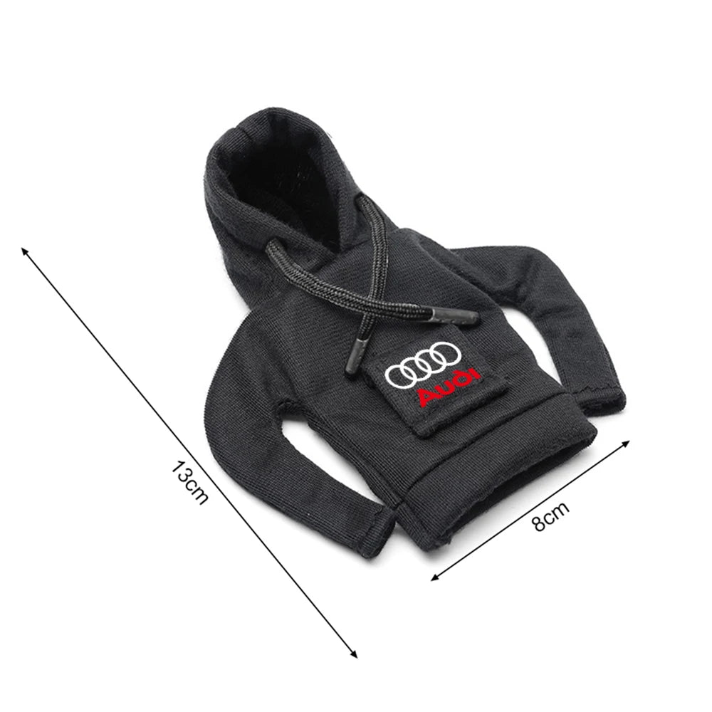 Car Gear Lever Hoodie Shift Lever Cover Handle Hoodie Auto Decor Accessories For Audi Sline A1 A2 A3 A4 A4L P 8V 8L RS RS3 RS4