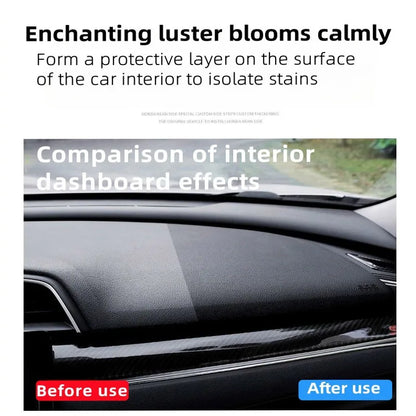 B1267 Car Interior Plastic Leather Scratch Repair Paste Anti-Aging Paste  Automotive Tires Seats Steering Wheel Polishing Wax