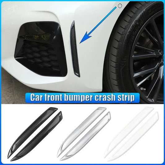 Universal Car Front Rear Bumper Corner Protector Guard Car Wheel Eyebrownti-collision Edge Protection Decoration Strip