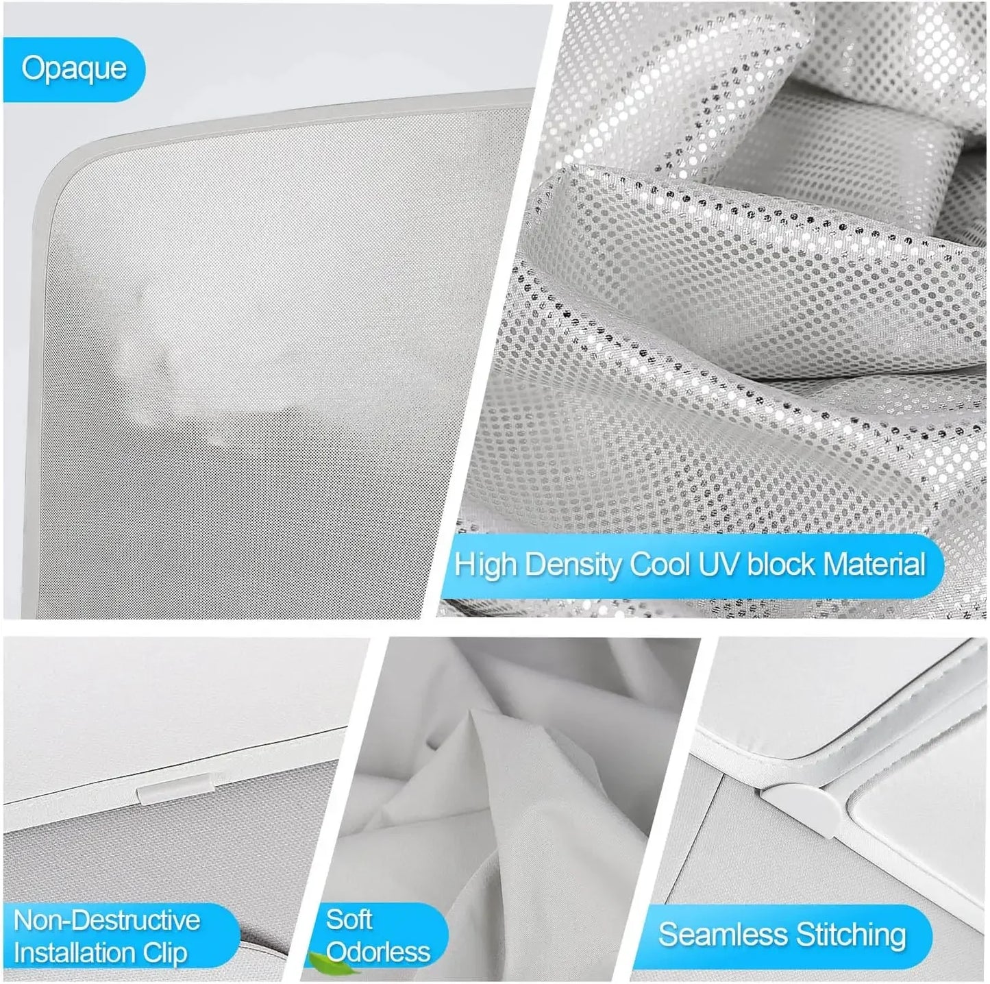 Sun Shade For Tesla Model Y Juniper 2025 Launch Model 3 Highland Sunshade Roof Nano Ice-Crystal Buckle Glass Skylight Cool Cover