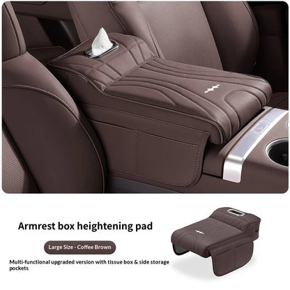 New model of Formula Leopard car armrest box heightening pad：Titanium 7, Titanium 3,Panther 5 Car armrest tissue box