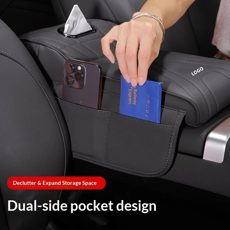 New model of Formula Leopard car armrest box heightening pad：Titanium 7, Titanium 3,Panther 5 Car armrest tissue box