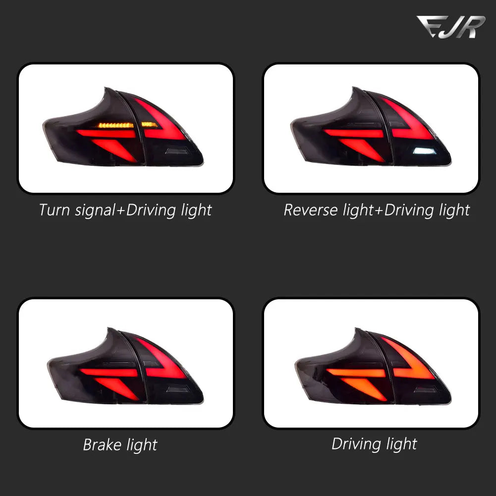 EJR Car Lights For Toyota Venza 2009-2013 Taillight Assembly Modified LED Rear Tail lights Turn Signal Light Auto Lamp