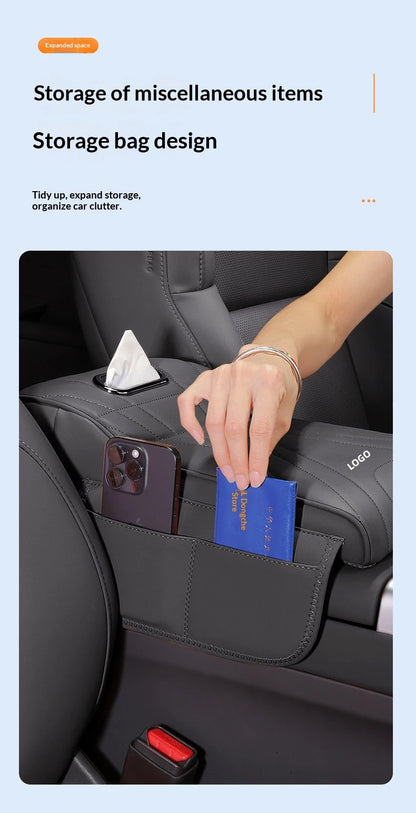 New model of Formula Leopard car armrest box heightening pad：Titanium 7, Titanium 3,Panther 5 Car armrest tissue box